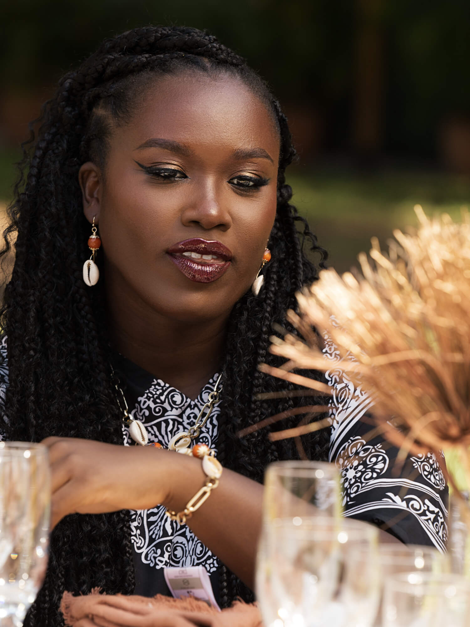 Citrus Cowrie Earrings - HUBBIQ