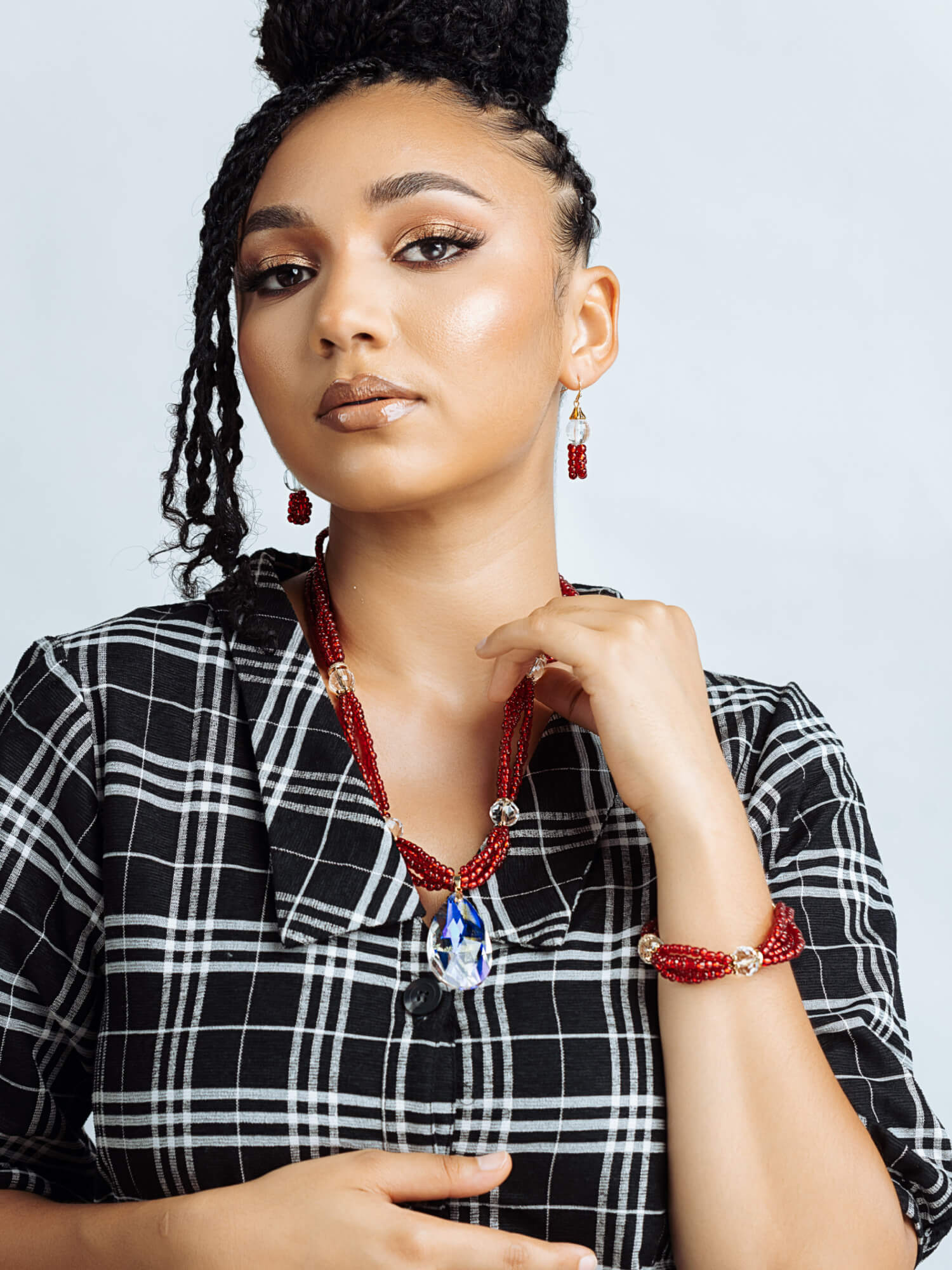 Ewuraba Red Set - HUBBIQ