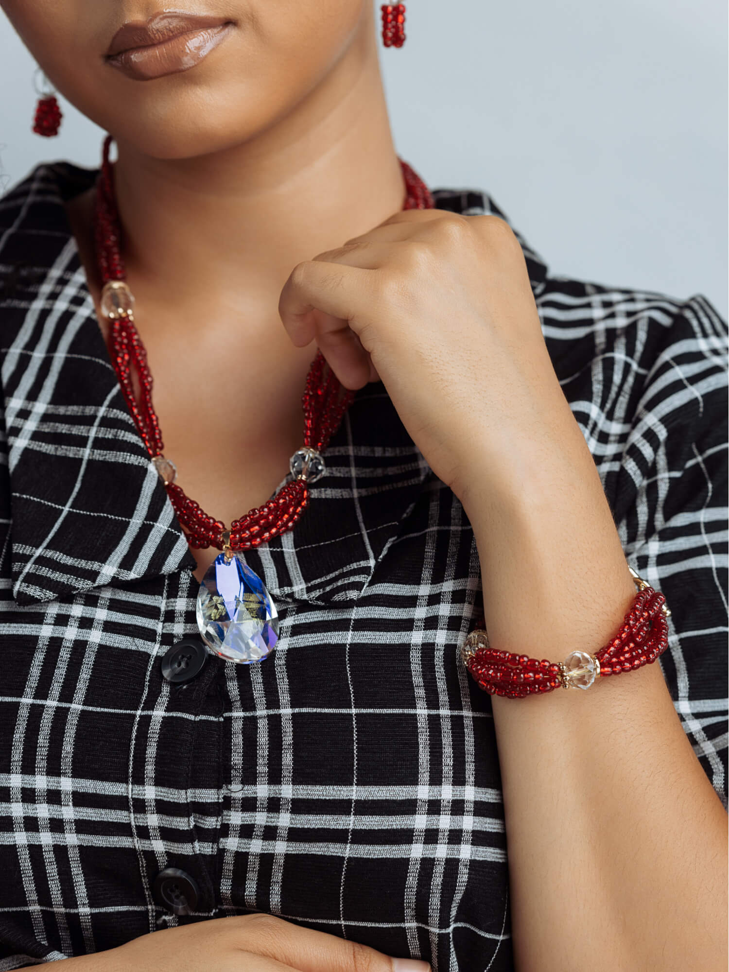 Ewuraba Red Set - HUBBIQ