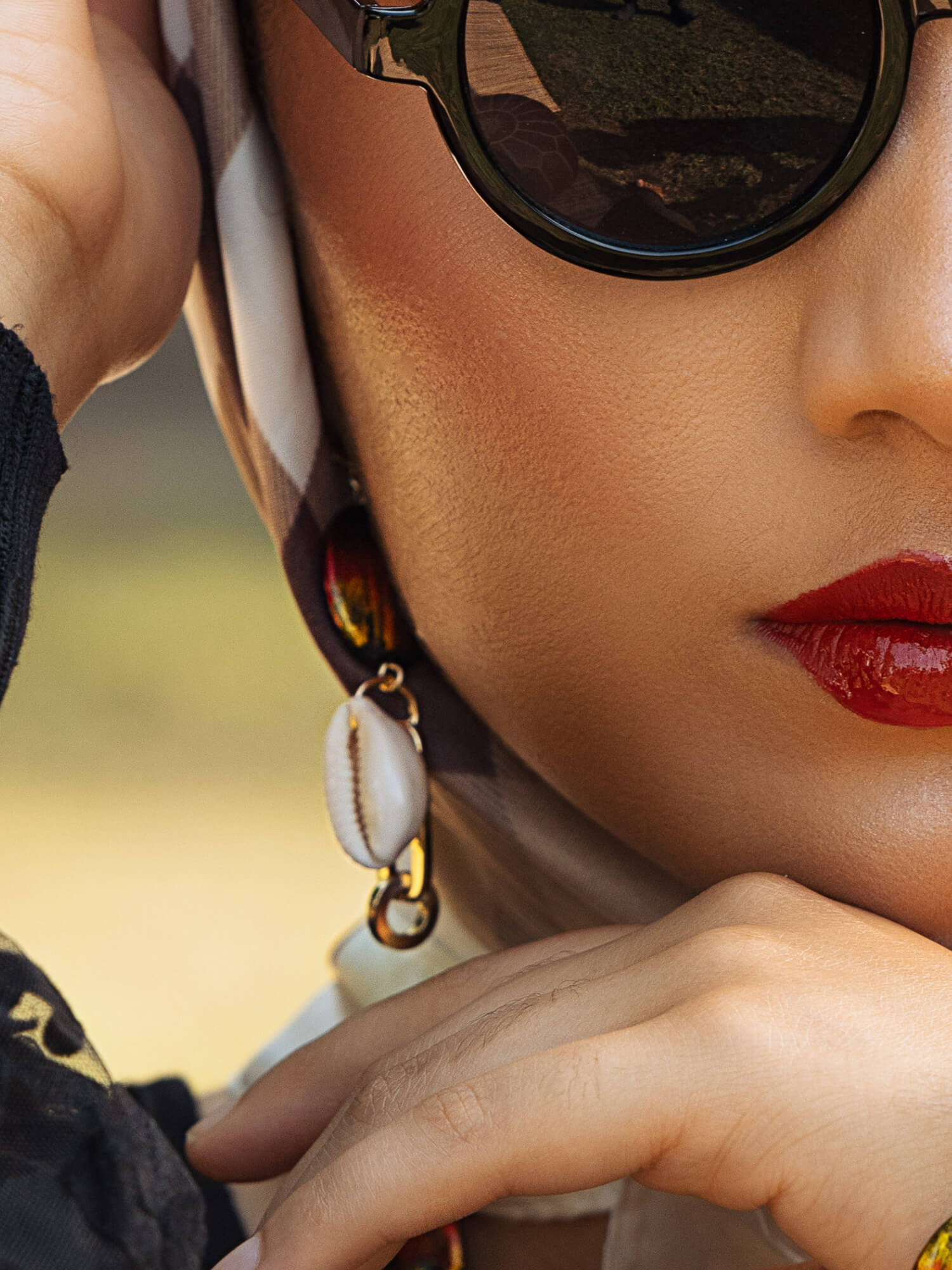 Flame Cowrie Earrings - HUBBIQ