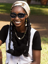 Foliage Cowrie Necklace - HUBBIQ