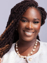 Wave Pearl Necklace - HUBBIQ