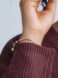 Gold Ball Drop Bracelet - HUBBIQ