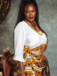 Royal Orange Layered Necklace - HUBBIQ