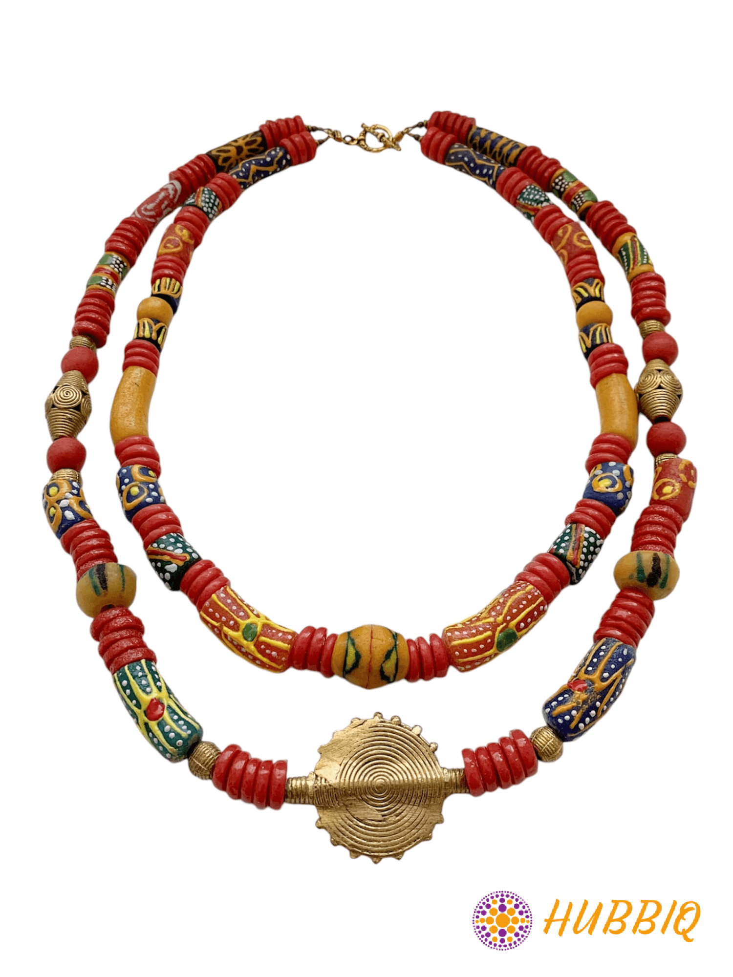 Royal Red Layered Necklace - HUBBIQ