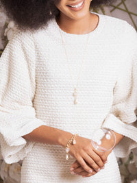 Vintage Teardrop Pearl Necklace - HUBBIQ