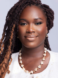 Wave Pearl Necklace - HUBBIQ