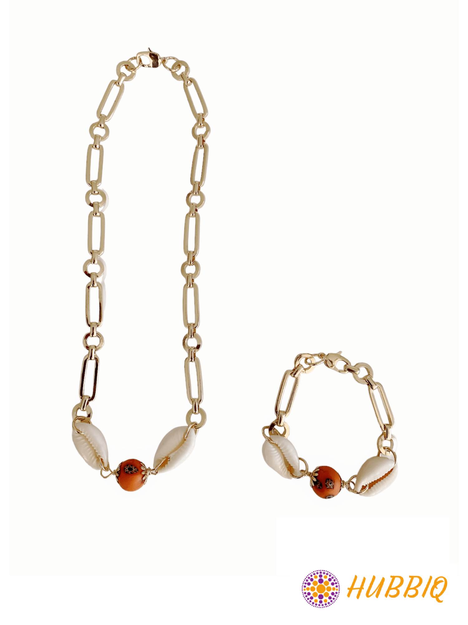 Citrus Cowrie Bracelet - HUBBIQ