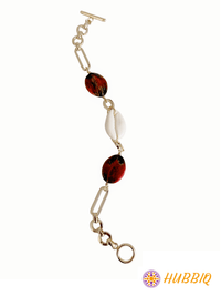 Flame Cowrie Bracelet - HUBBIQ