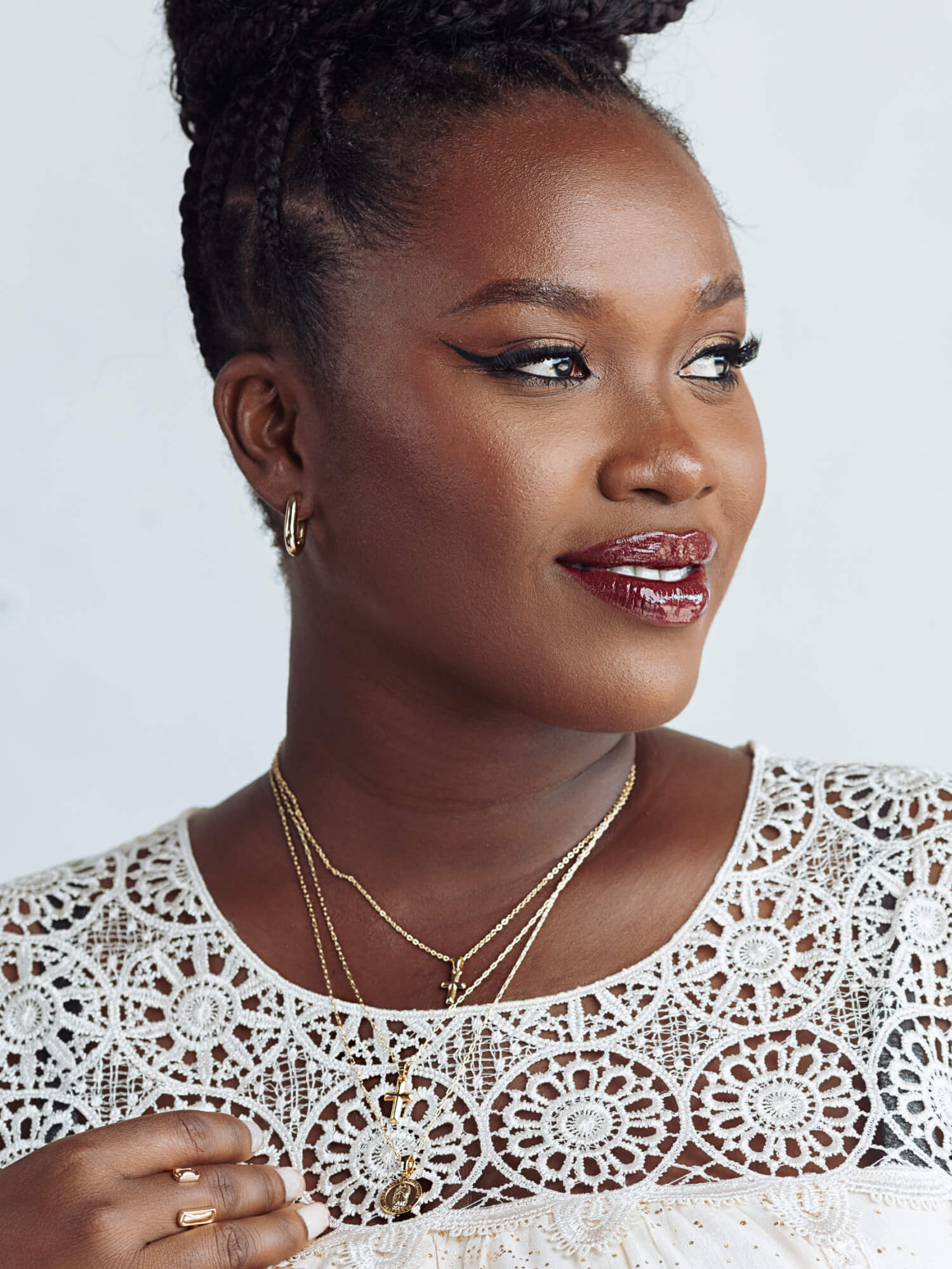 Layered Cross Necklace - HUBBIQ