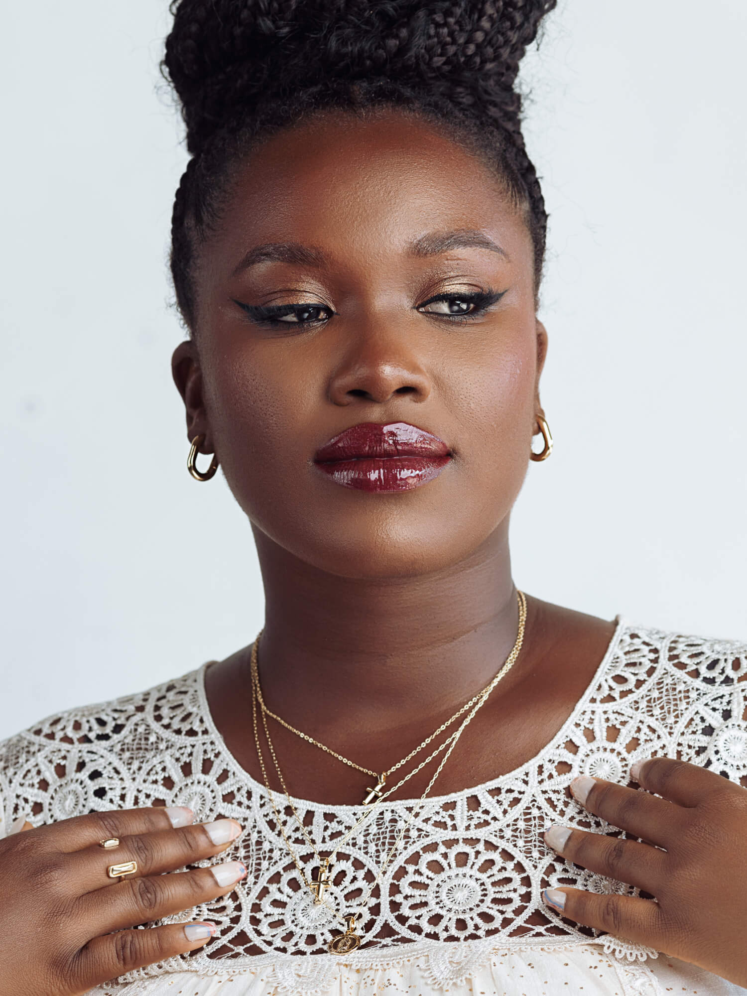 Layered Cross Necklace - HUBBIQ