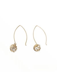 Crystal Ball Earrings - HUBBIQ