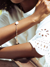 SnowFlake Rhinestone Bracelet - HUBBIQ