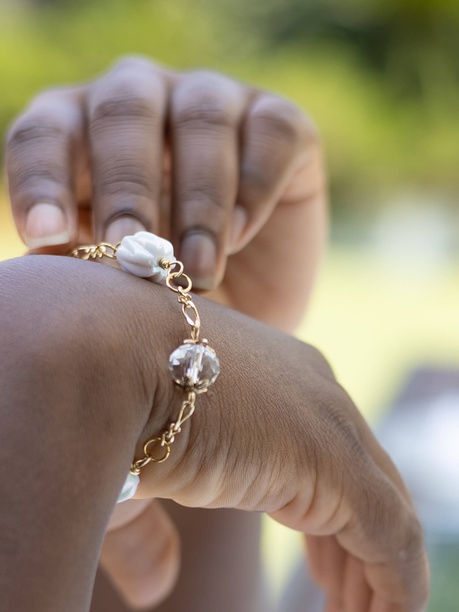 'Star Of David' Pearl Bracelet - HUBBIQ