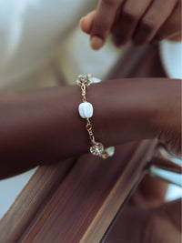 'Star Of David' Pearl Bracelet - HUBBIQ