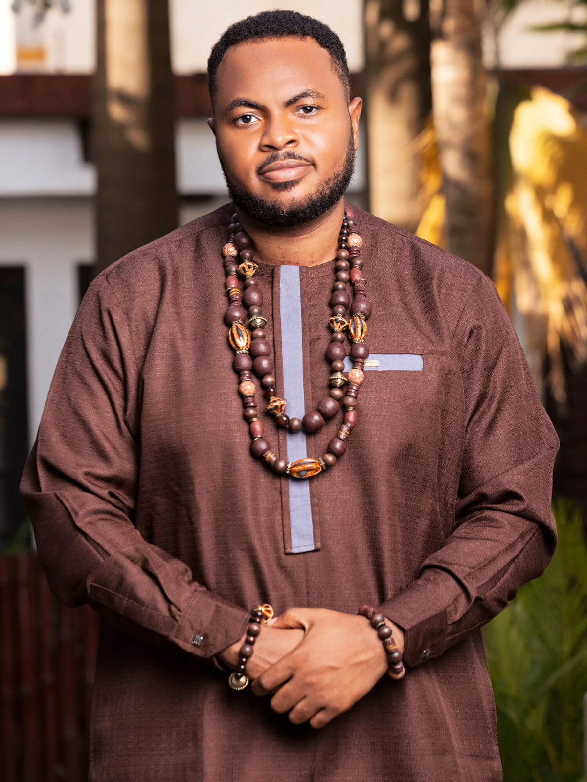 Ahenfo Brown Necklace