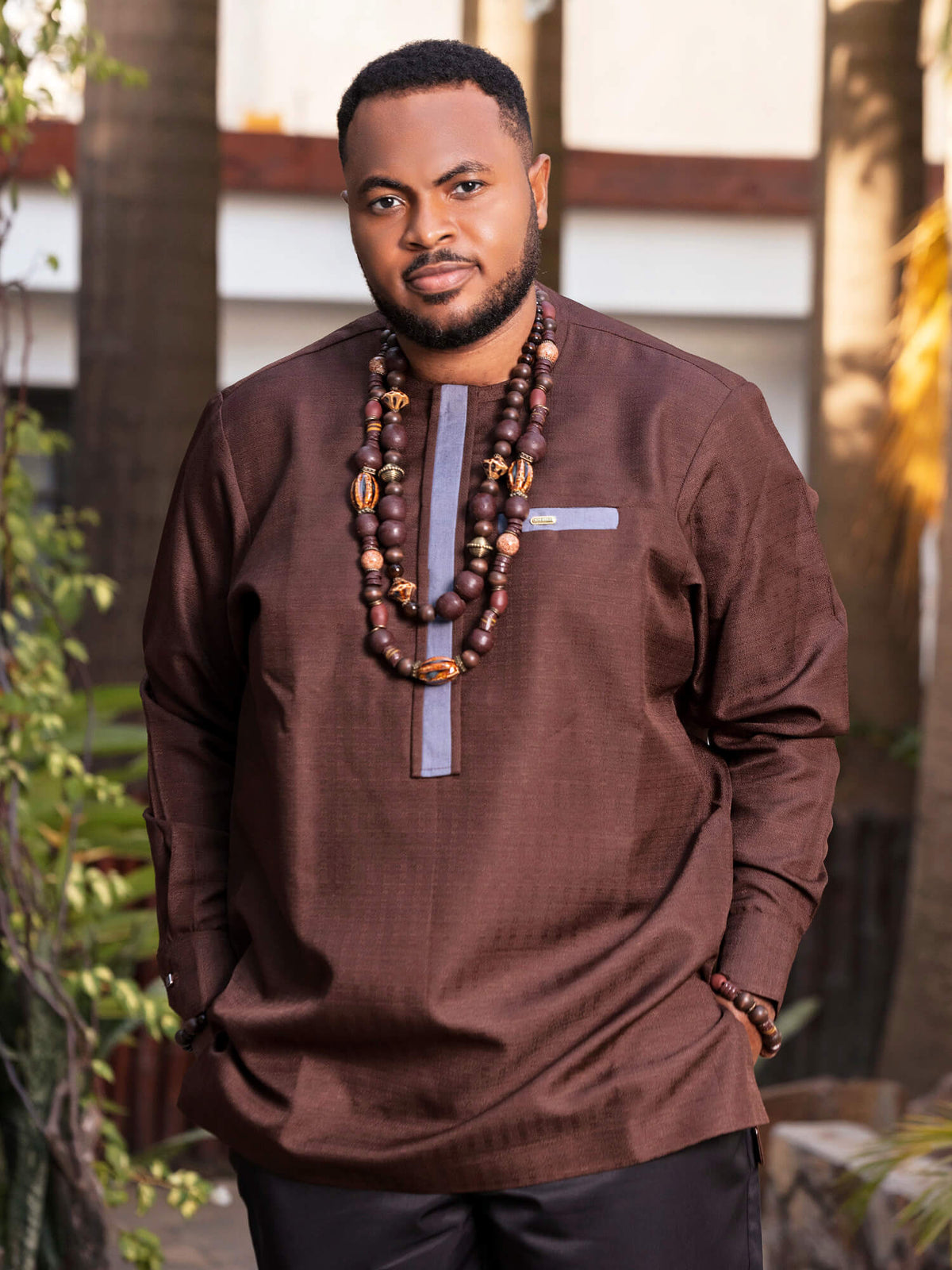 Ahenfo Brown Necklace