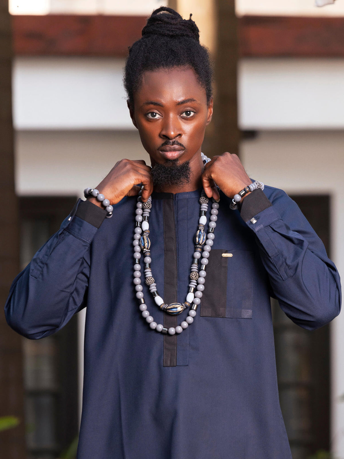 Ahenfo Gray Necklace