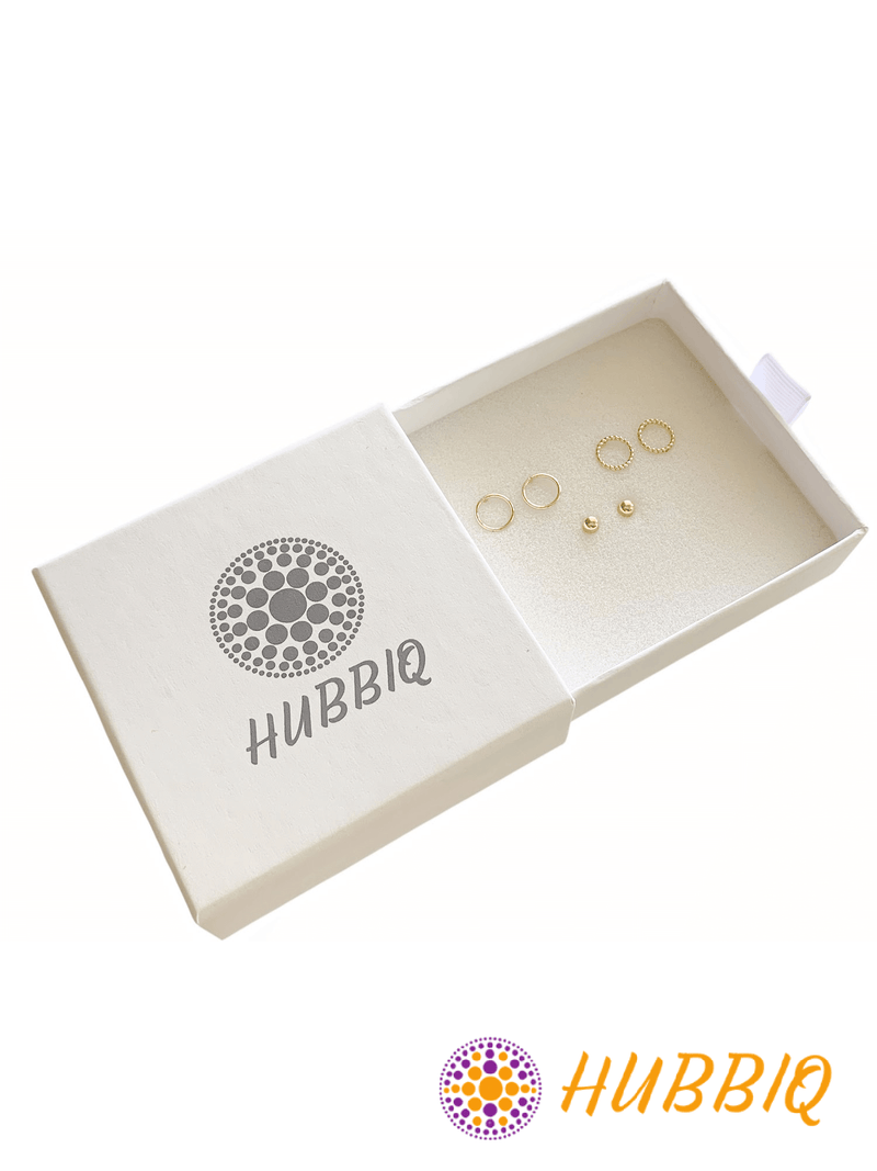 Dots Gold Studs
