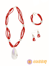 Ewuraba Red Set - HUBBIQ