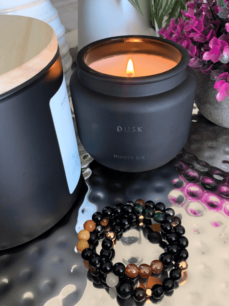 Beaded Gemstone Stacking Bracelets - HUBBIQ