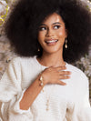 Vintage Teardrop Pearl Bracelet - HUBBIQ