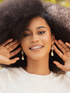 Vintage Teardrop Pearl Earrings - HUBBIQ