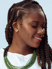 Gye Nyame Stud Earrings - HUBBIQ